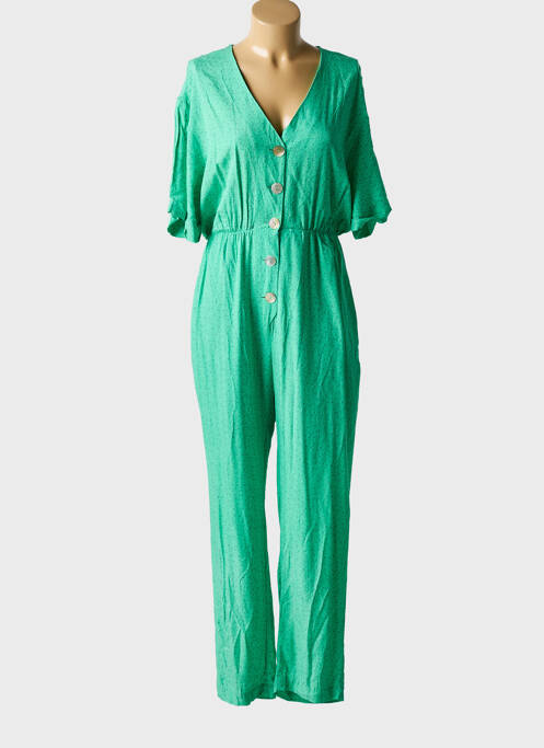 Salopetă-pantalon verde LAST QUEEN femeie