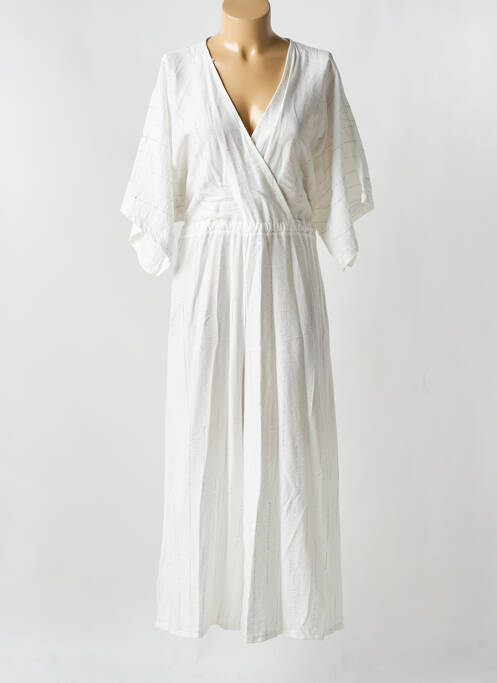 Salopetă-pantalon alb ONE femeie