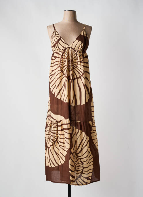 Rochie midi maro Y.TWO femeie