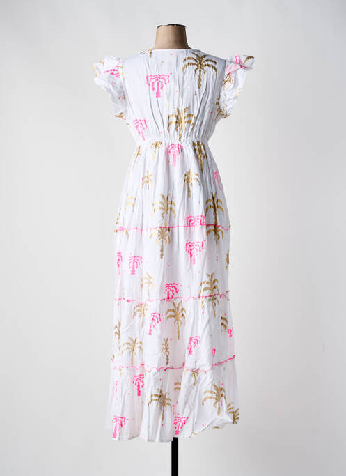 Rochie lungă alb SUMITRA femeie