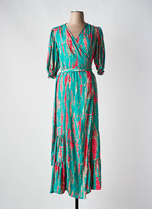 Rochie lungă verde PURPLE QUEEN femeie