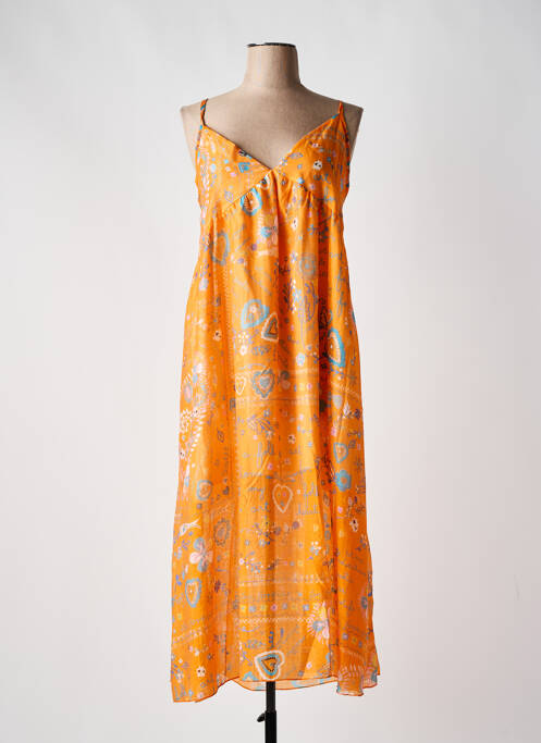 Rochie midi portocaliu JS MILLENIUM femeie