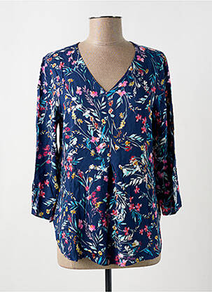 Tricou mâneci 3/4 mâneci 3/4 albastru GEVANA femeie