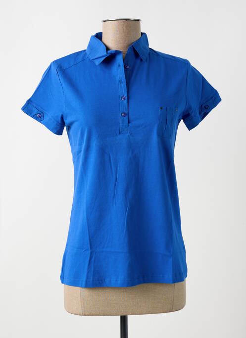 Polo albastru închis FELINO femeie