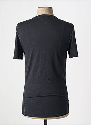 Tricou croială cambrată mâneci scurte negru ATHENA bărbat