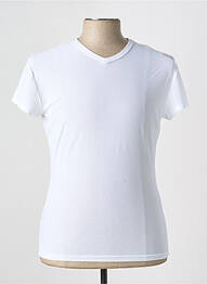Tricou croială cambrată mâneci scurte alb HOM homme