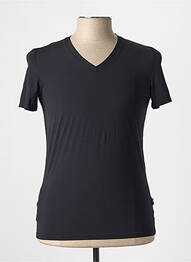 Tricou croială cambrată mâneci scurte negru HOM homme