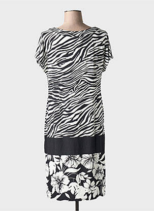 Rochie midi mâneci scurte mâneci scurte negru BARANDI femeie
