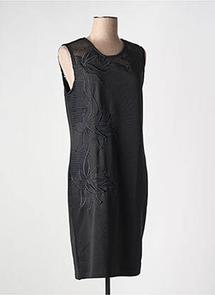 Rochie midi fără mâneci fără mâneci negru ROSE POMME femeie