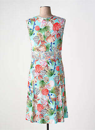 Rochie midi fără mâneci fără mâneci albastru OLIVIER PHILIPS femeie