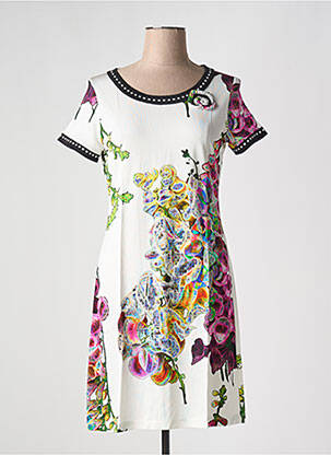 Rochie scurtă bej OLIVIER PHILIPS femeie