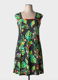 Rochie midi țesătură crep fără mâneci negru OLIVIER PHILIPS femeie