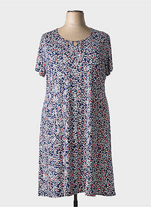 Rochie midi albastru GEVANA femeie