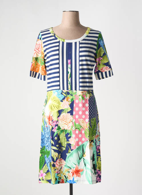 Rochie midi albastru OLIVIER PHILIPS femeie