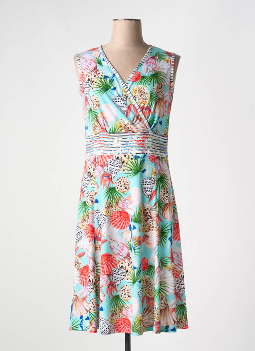 Rochie midi albastru OLIVIER PHILIPS femeie