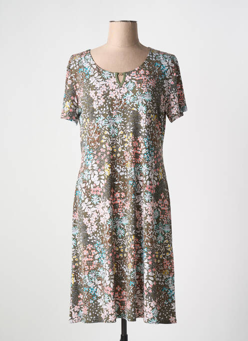 Rochie midi maro GEVANA femeie