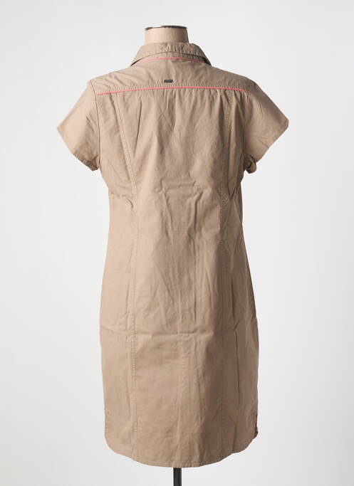 Rochie midi maro FELINO femeie