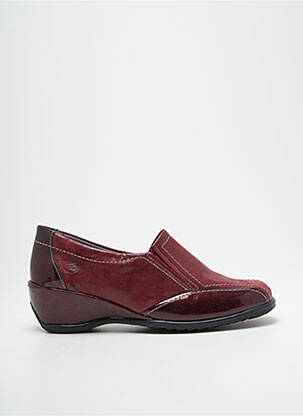 Mocasini material neted toc de 4 la 6 cm violet SUAVE femeie