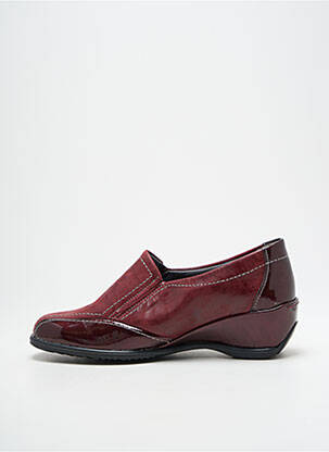 Mocasini material neted toc de 4 la 6 cm violet SUAVE femeie