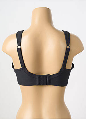 Sutien efect material satinat top sutien modelat negru FREYA femeie