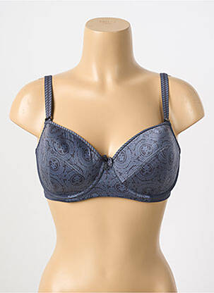 Sutien efect material satinat sutien cupe întregi cu decolteu înalt gri MARLIES DEKKERS femeie