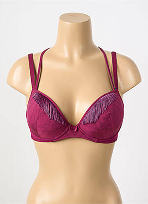 Sutien efect material satinat top sutien modelat violet MARLIES DEKKERS femeie