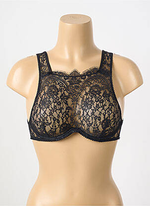 Sutien fără armatură bralete negru JOLIDON femeie