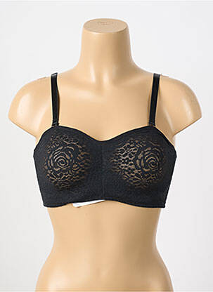 Sutien broderie top bentiță negru WACOAL femeie