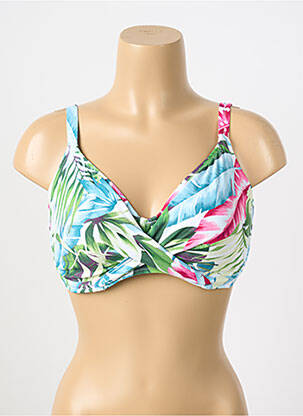 Sutien de costum de baie elasticitate sutien cupe întregi cu decolteu înalt verde FANTASIE femeie