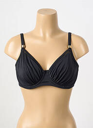 Sutien de costum de baie elasticitate sutien cupe întregi cu decolteu înalt negru FANTASIE femme