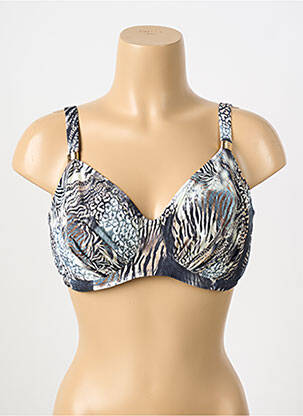 Sutien de costum de baie elasticitate sutien cupe întregi cu decolteu înalt negru FANTASIE femeie