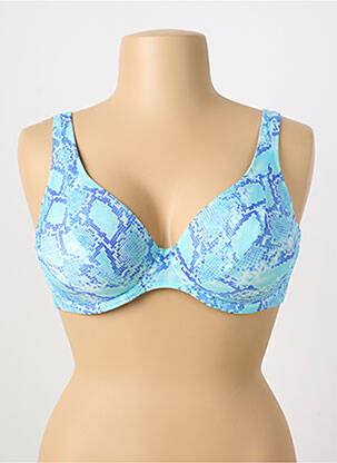 Sutien de costum de baie bretele elastice albastru FREYA femeie