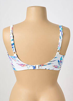Sutien de costum de baie elasticitate sutien cupe întregi cu decolteu înalt alb FANTASIE femeie
