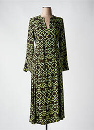 Rochie midi mâneci lungi mâneci lungi maro AN' GE femeie