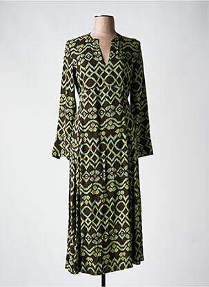 Rochie midi maro AN' GE femeie