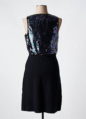 Rochie midi fără mâneci fără mâneci negru MORGAN femeie