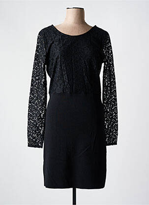 Rochie scurtă mâneci lungi mâneci lungi negru MORGAN femeie