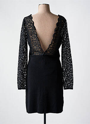 Rochie scurtă mâneci lungi mâneci lungi negru MORGAN femeie