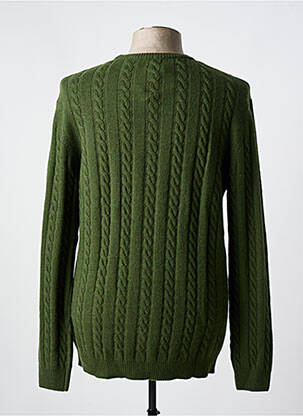 Pulover tricot împletit mâneci lungi verde VICOMTE ARTHUR bărbat