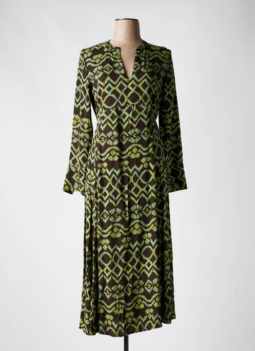 Rochie midi maro AN' GE femeie