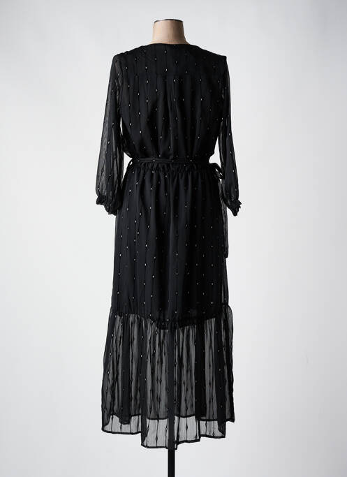 Rochie lungă negru EMMA ELLA femeie