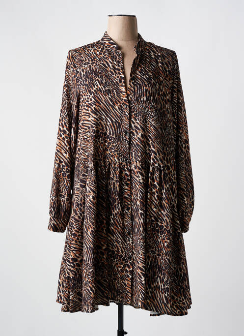 Rochie midi maro IMPERIAL femeie