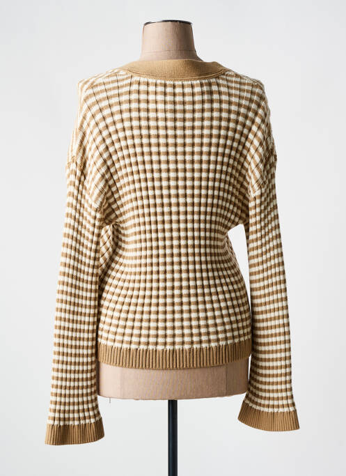 Vestă cu mâneci lungi maro GANT femeie