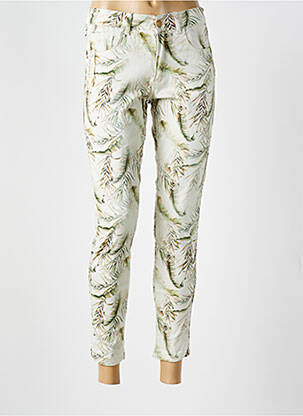 Pantalon 7/8 elasticitate mărime normală verde PARA MI femeie