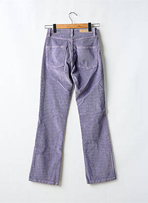 Pantalon drept elasticitate mărime normală violet DENIM STUDIO femeie