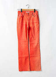 Pantalon drept elasticitate mărime normală portocaliu SUMMUM femme