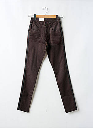 Blugi cu croială slim maro PARA MI femeie