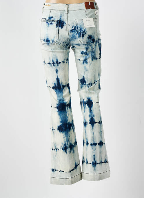 Blugi cu croială evazată albastru JANE BLUE femeie