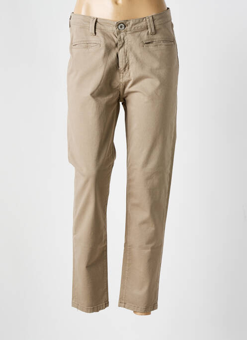 Pantalon drept maro DENIM STUDIO femeie