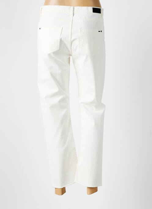 Blugi cu croială dreaptă alb IKKS femeie